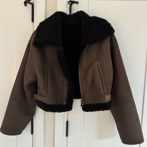 mango brown jacket - Picture 3 of 6